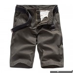 yoyorule Casual Pants Men's New Summer Outdoors Casual Loose Pure Color Cotton Overalls Shorts Pants 29 B07PP7GW5Q